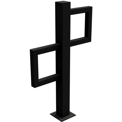 Fietsstandaard 40881 individueel met zijbeugel - Zwart - Schake