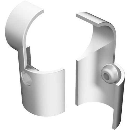 Hoekklem aluminium voor stalen buis - Schake