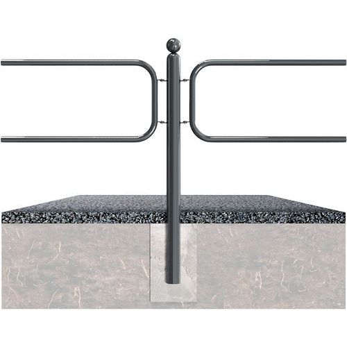 Randbescherming met dwarsbalk met plaatstaal - Schake