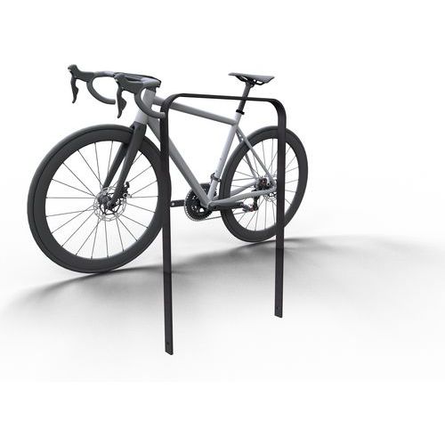 Fietsaanleunbeugel gebogen stalen gecoat - Schake