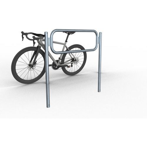 Fietsaanleunbeugel design in beton - Schake