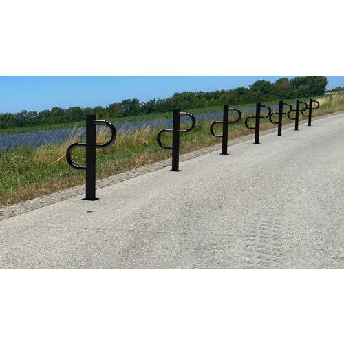 Fietsstandaard 40880 individueel met zijbeugel - Zwart - Schake