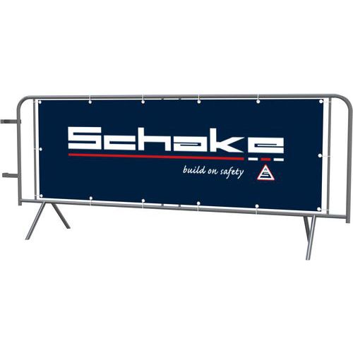 Dranghek met bannerreclame - Schake
