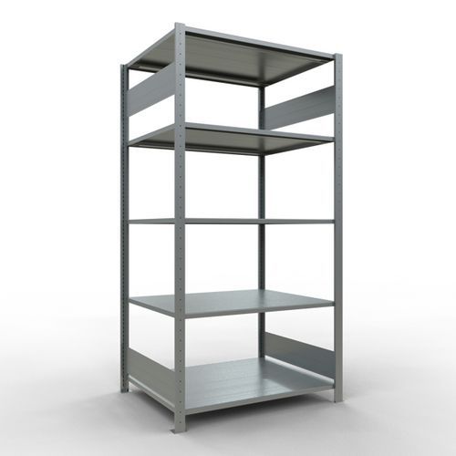 Rayonnage léger Easy-Fix -Double face - Finition galva - Schulte