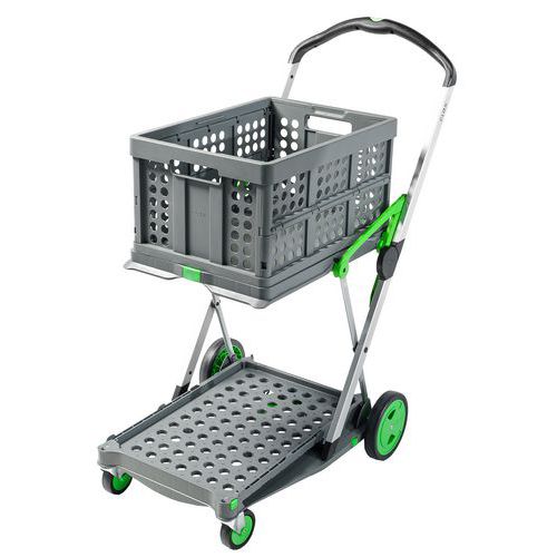 Inklapbare plateauwagen Clax - draagvermogen 60 kg