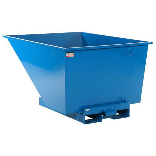 Kiepcontainer Open, Blauw, 150-900 L
