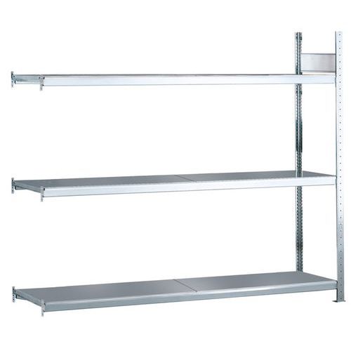 Rayonnage grande largeur Easy-Fix Plus - Tablette galva - Schulte