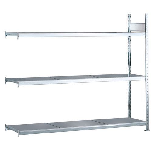 Rayonnage grande largeur Easy-Fix Plus - Tablette galva - Schulte