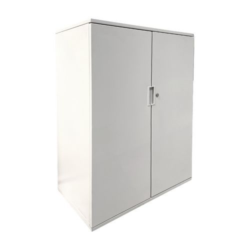Armoire reconditionnée basse 2 portes - Grise