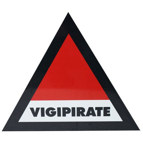 Panneau vigipirate aluminium 300 mm - Manutan Expert