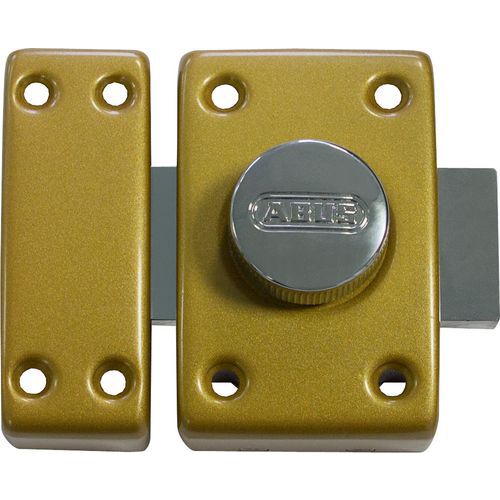 Verrou de porte standard avec bouton et cylindre CLK Twins - Abus