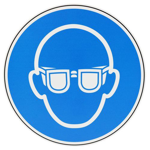 Bord Veiligheidsbril verplicht - PVC - Manutan Expert