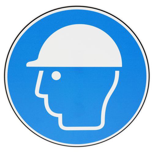Bord Veiligheidshelm verplicht - PVC - Manutan Expert