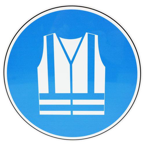 Panneau Port de vêtements haute visibilité aluminium - Manutan Expert
