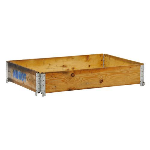 Gereviseerde palletkist - 4 inklapbare scharnieren