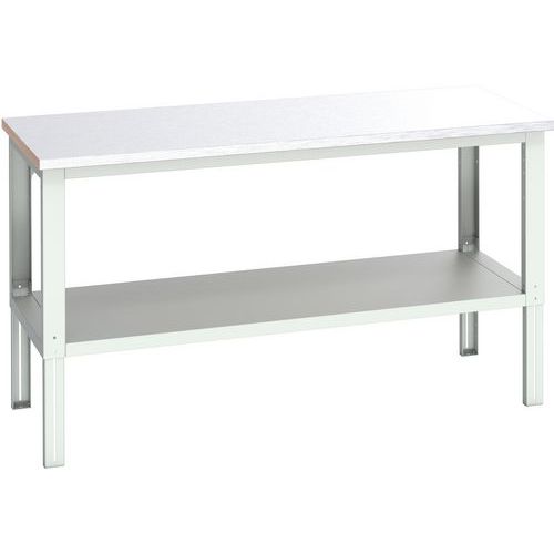 WerkBank Cubio staal met legbord - 2000x900x740-1140mm - Bott