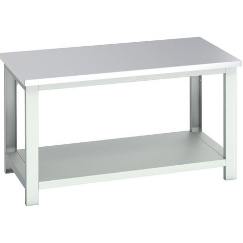 WerkBank Cubio - rvs en legbord - 1500x900x840mm - Bott