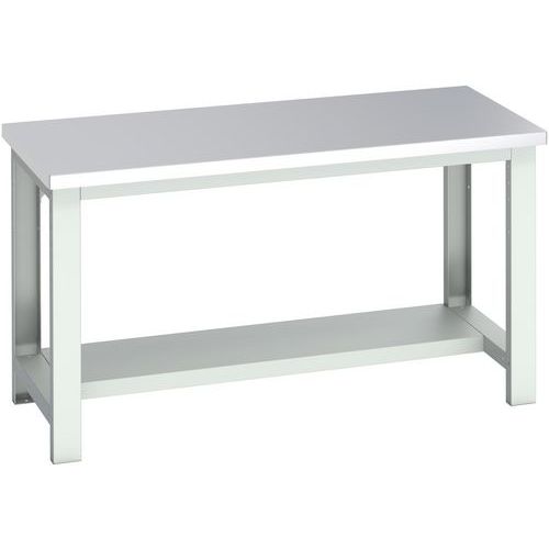 WerkBank Cubio roestvrijstaal - legbord - 1500x750x840mm - Bott
