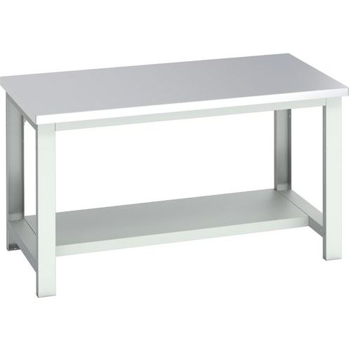 WerkBank Cubio roestvrijstaal - legbord - 1500x900x840mm - Bott