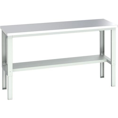 WerkBank Cubio roestvrijstaal  - legbord - 2000x750x740-1140mm - Bott