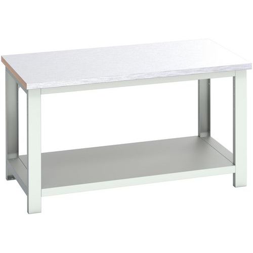 WerkBank Cubio staal met legbord - 1500x900x840mm - Bott