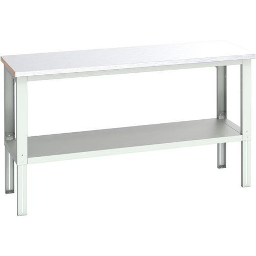 WerkBank Cubio staal met legbord - 2000x750x740-1140mm - Bott