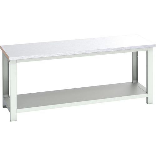 WerkBank Cubio staal met legbord - 2000x750x840mm - Bott