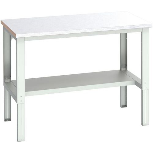 WerkBank Cubio stalen coating legbord - 1500x900x740-1140mm - Bott