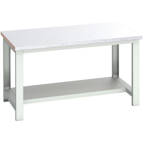 WerkBank Cubio stalen coating legbord - 1500x900x840mm - Bott
