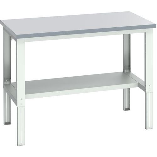WerkBank Cubio melamine legbord - 1500x900x740-1140mm - Bott