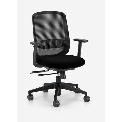 Stoel synchroon met mesh rugleuning, inclusief 1D-armleuningen - Nowy Styl