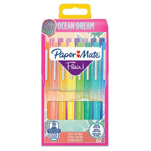 Set van 16 stiften Flair™Paper Mate Ocean Dream - Paper mate