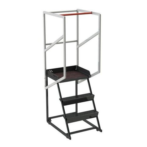 Smalle verrijdbare trapladder - Fimm