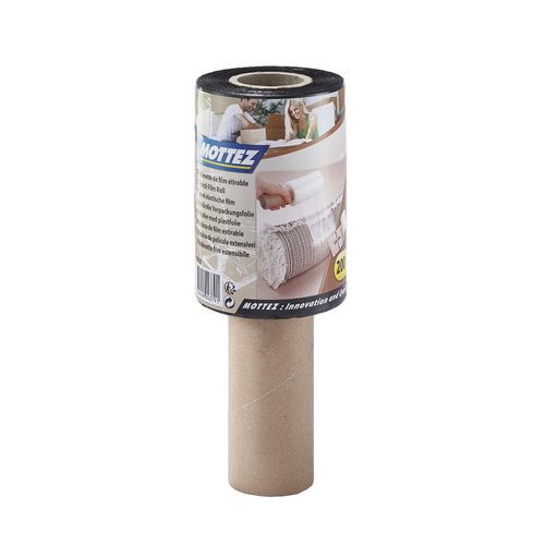 Rol rekfolie zwart - 200 m × 12,50 cm - Mottez