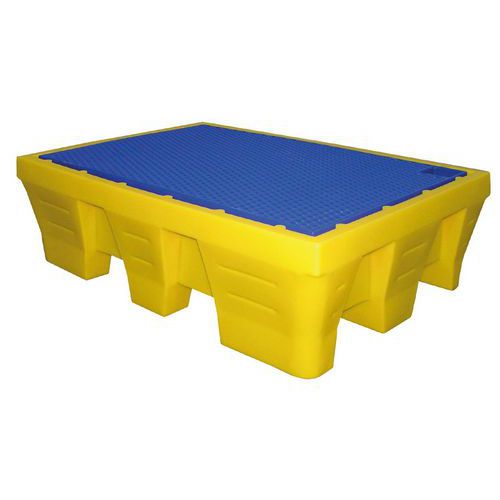 Opvangpallet met rooster - 240 L Opvangpallet met rooster - 240 L