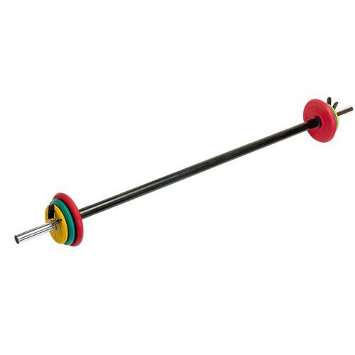 Halterstang en - schijf 8,5 kg - Casal Sport
