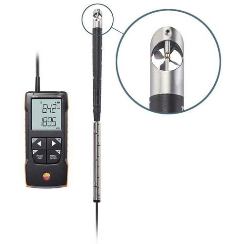 Windmeter met propeller 416 en 417 - Testo