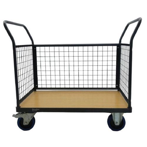 Gaaswandwagen met 3 wanden - Draagvermogen 400 tot 500 kg - Manutan Expert
