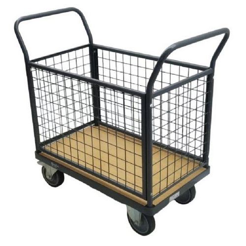 Gaaswandwagen met 4 wanden - Draagvermogen 400 tot 500 kg - Manutan Expert