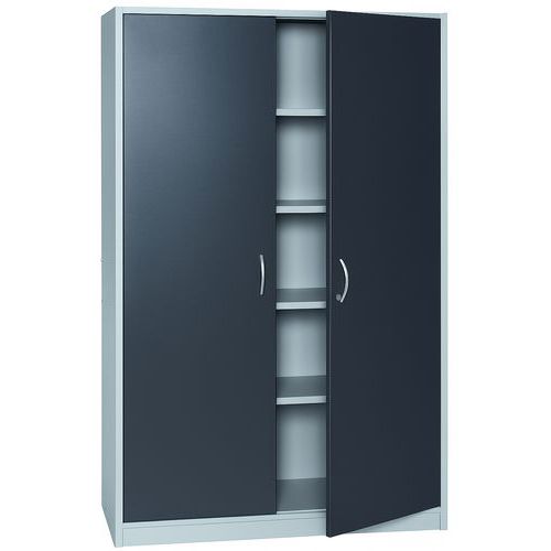 Draaideurkast in aluminium frame - Manutan Expert