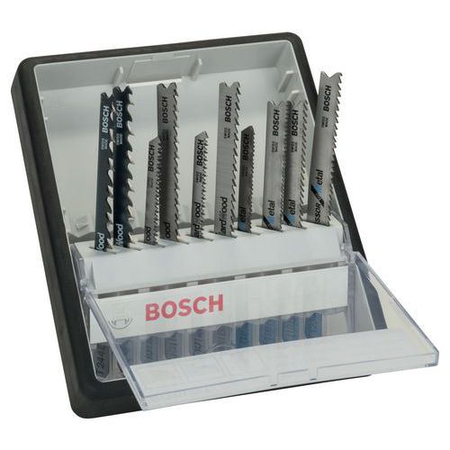 Decoupeerzaagblad 10 dlg Robust Line Wood en Metal T-schacht - Bosch