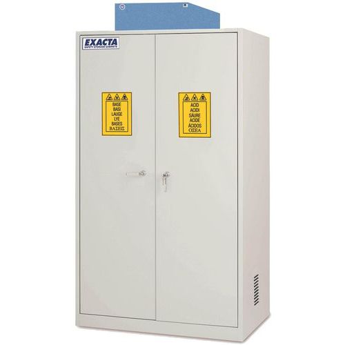 Filterkast hoog 2 deuren en 2 opbergvak zonder alarm - EXACTA