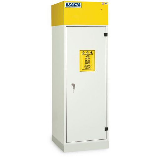Veiligheidskast corrosiebestendig PVC 1 deur met ventilatie - EXACTA