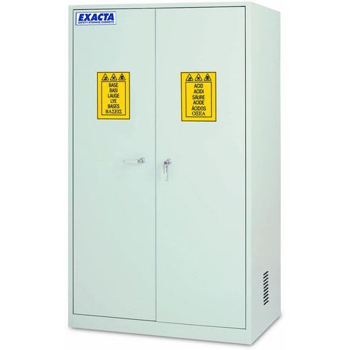 Veiligheidskast hoog met 2 massieve deuren - EXACTA