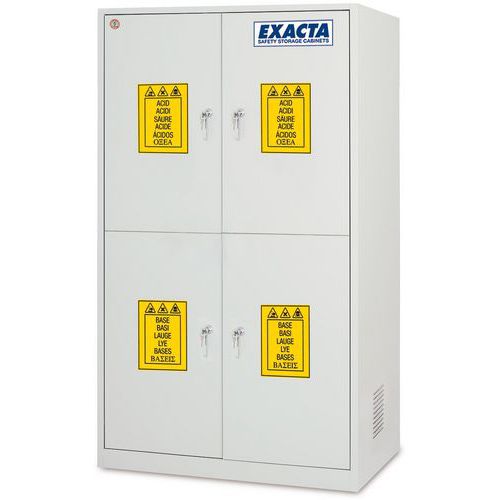 Veiligheidskast hoog met 4 massieve deuren - EXACTA