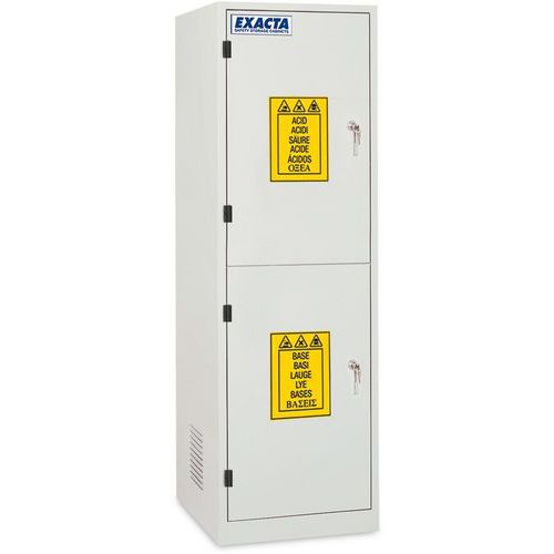 Veiligheidskast hoog Combi S met 2 massieve deuren - EXACTA