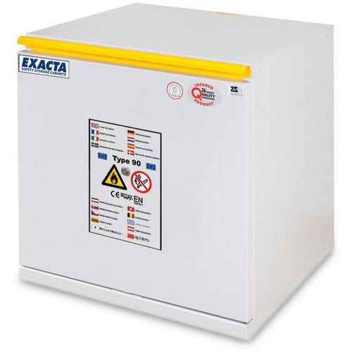 Veiligheidskast brandwerend 90 min laag 1 deur L600 - EXACTA