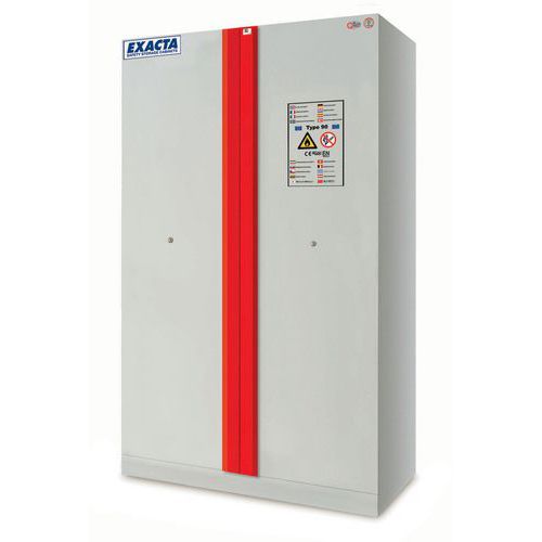 Veiligheidskast EFO brandwerend 90 min hoog 2 deuren - EXACTA