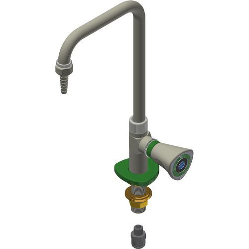 Labaratoriumkraan L-vormig en ED PP-kop bladmontage - ASEM