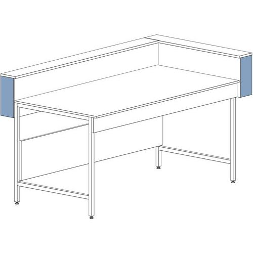 Zijpaneel voor achterwand melamine - ASEM